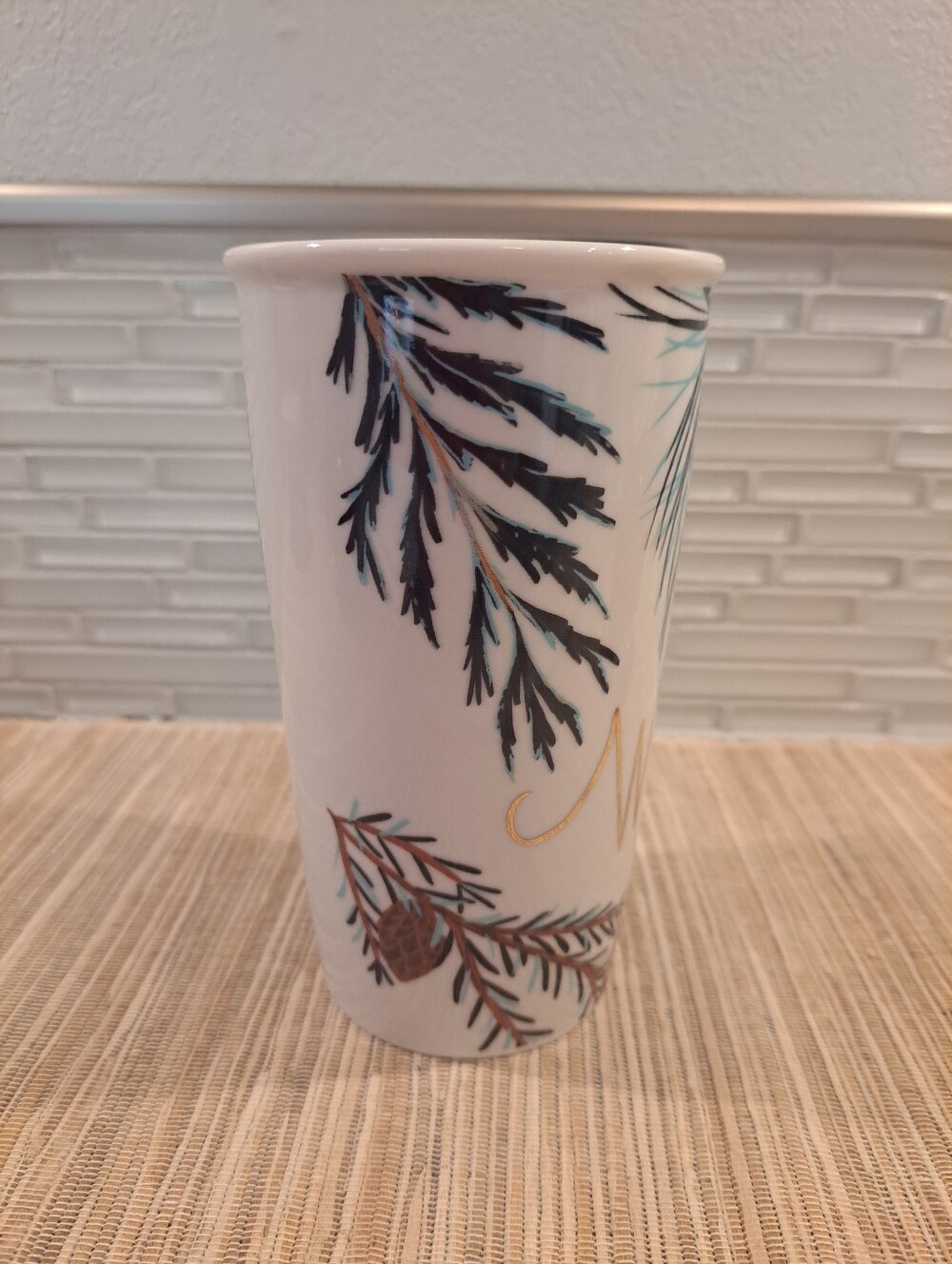 Starbucks Washington Evergreen State Ceramic Travel Tumbler Mug 12 oz - Picture 6 of 7